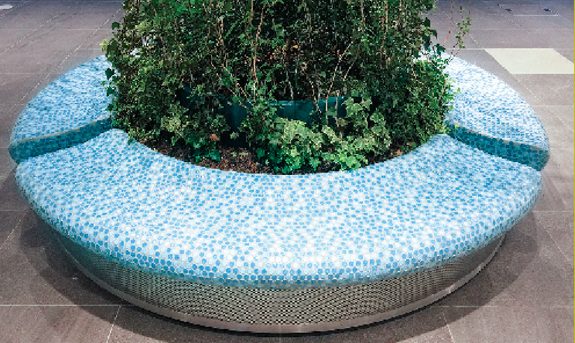 A bench that combines beauty and durability