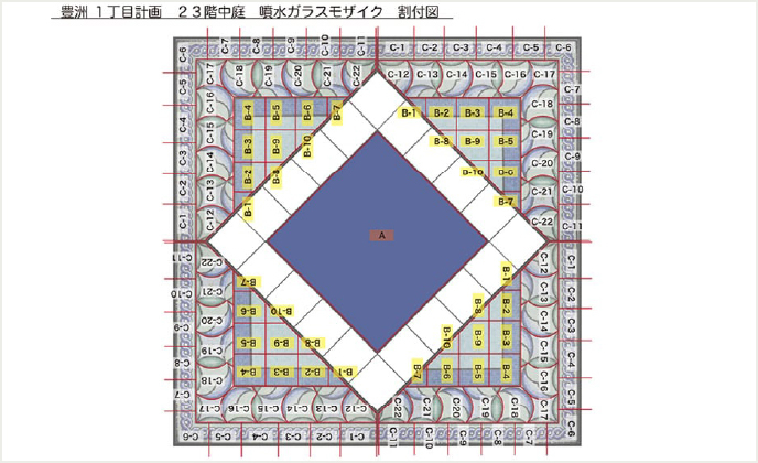 割付図 / 承認後の割付図及び施工指示図